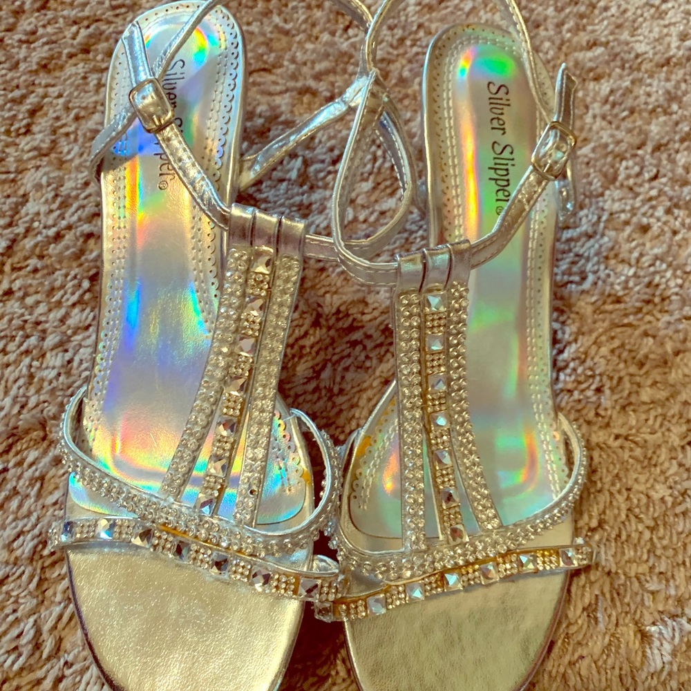 Rhinestone heels
